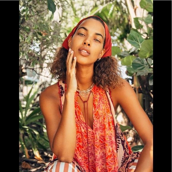 NWOT Free People Feel the Heat Printed Tunic/Dress - Picture 7 of 16